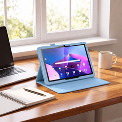 Etui do Lenovo Tab 10.1 2025 TB311FU TB311XU ZAEH0040PL z klapką - niebieskie