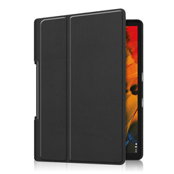 Etui Smart do Lenovo Yoga Tab YT z klapką / Smart Tab, czarne - ochronne z podstawką