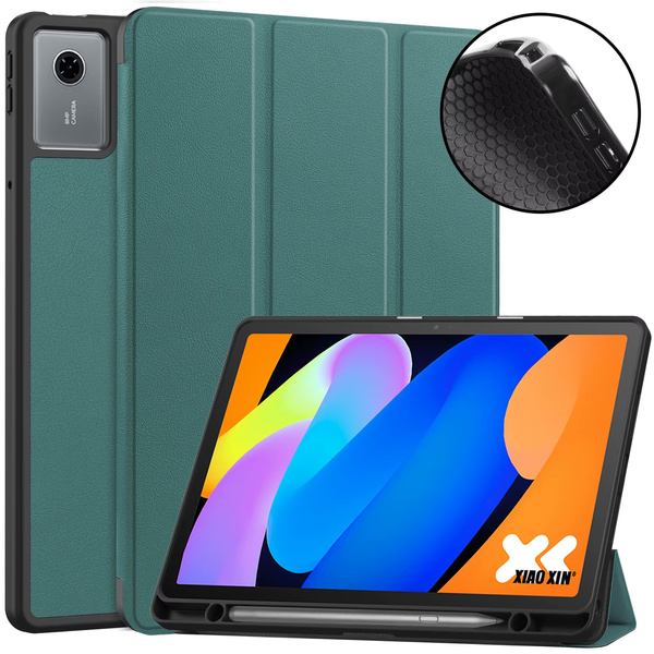 Etui z uchwytem na rysik do Lenovo Idea Tab 11 TB336FU TB336ZU ZAFR0378PL, zielone