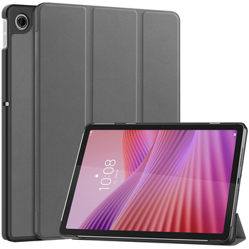 Etui Smart do Lenovo Tab 10.1 2025 z klapką / Lenovo Tab, szare - ochronne z podstawką
