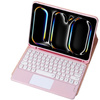 Etui z klawiaturą do iPad Pro 13 2024 M4 7 Gen. / Gen. 5 A2925, różowe - ochronne z podstawką