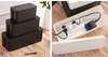 Cable and strip organizer box size L (Black)