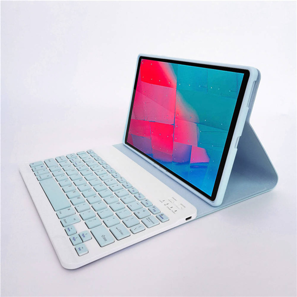 Etui z klawiaturą do Lenovo M10 Plus 10.3 X606 / M10 Plus, niebieskie - ochronne z podstawką