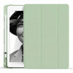 Etui Crystal do Apple iPad 10.9 10 2022 / iPad 11 A16 2025 Gen 10 11, zielone - ochronne z podstawką