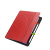 Etui skórzane z kieszeniami do Lenovo Tab M11 10.95 TB330FU TB330XU TB331FC, czerwone