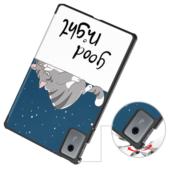 Etui Graficzne do Lenovo Idea Tab 11 z klapką - ochronne z podstawką