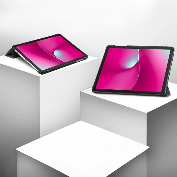 Etui Smart do T-Mobile T Tablet 2 10.1 5G 2025 z klapką, szare - ochronne z podstawką