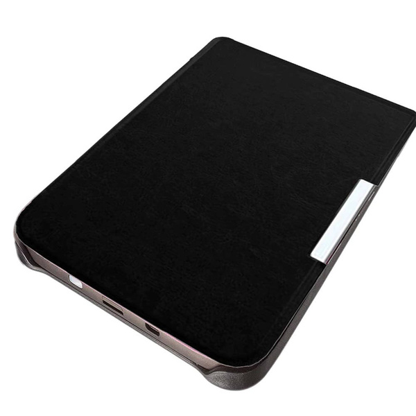 Etui Smart do Pocketbook Inkpad 741 / Pocketbook Inkpad 3 / 3 Pro usypia, czarne - ochronne z podstawką