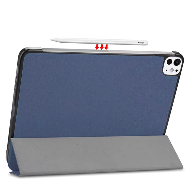 Etui Smart Case obudowa do iPad Pro 13 Gen 5 A2925 A2926 A3007 / Gen. 5 A2925, granatowe - ochronne
