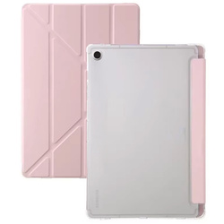 Etui Clear Trifold z podstawką do Samsung Galaxy Tab S6 Lite 2022/24 10.4", różowe