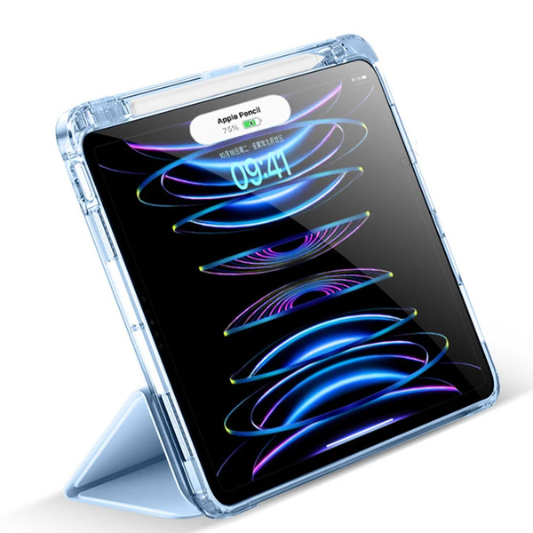 Etui Crystal do Apple iPad 10.9 10 Gen 2022 iPad 11 A16 11 Gen 2025, niebieskie - ochronne