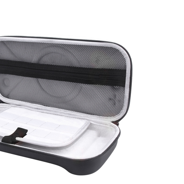 Etui Torba do Nintendo Switch 2 2025 na karty kabel wstrząsoodporna, czarne - ochronne z podstawką