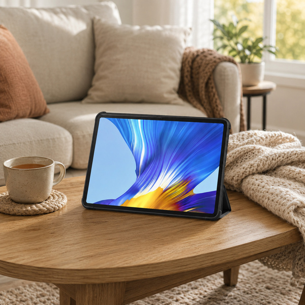 Etui Smart do Huawei MediaPad M5 Lite 10 z klapką i podstawką - czarne