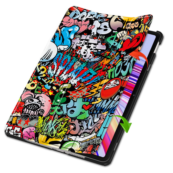 Etui Graficzne do Xiaomi Redmi Pad Pro 12.1 2024 / Poco Pad 12.1 z klapką - ochronne z podstawką