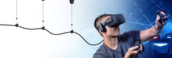Haczyki podwieszające kable do gogle okulary VR Zestaw 3 sztuki XXL - do smartfona