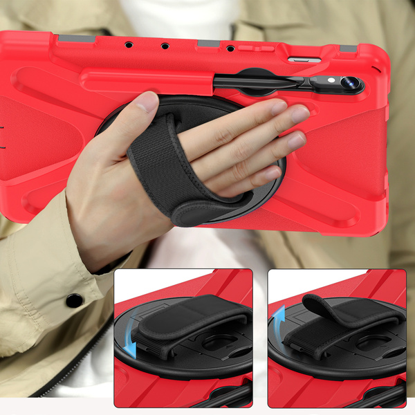 Etui pancerne Shockproof z uchwytem do Samsung Galaxy Tab S9 / S9 S10 / S7 - ochronne