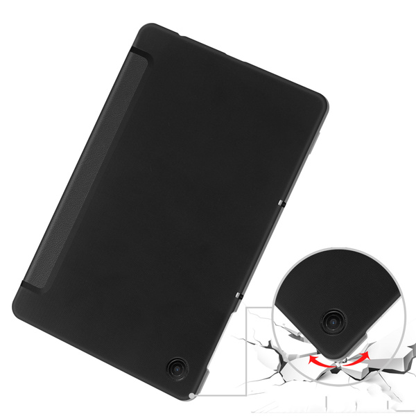 Etui Smart do T-Mobile T Tablet 2 10.1 5G 2025 z klapką, czarne - ochronne z podstawką
