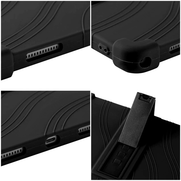 Etui Armor do Lenovo Tab 10.1 2025 / XU, czarne - ochronne z podstawką
