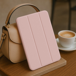 Etui Smart Case do Redmi Pad SE 8.7 2024, różowe - ochronne z podstawką, dostęp do portów i przycisków