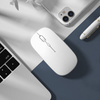 Bluetooth wireless computer mouse with radio band - CTMM (White)
