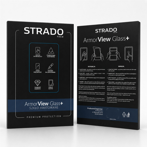 Szkło STRADO ochronne hartowane 9H 2,5D do iPad Air 5 / 4 10.9 2022 / 2020