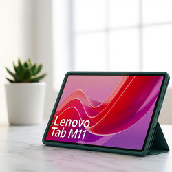 Etui Crystal case do Lenovo Tab M11 10.95 11 / 11 TB330, zielone - ochronne z podstawką