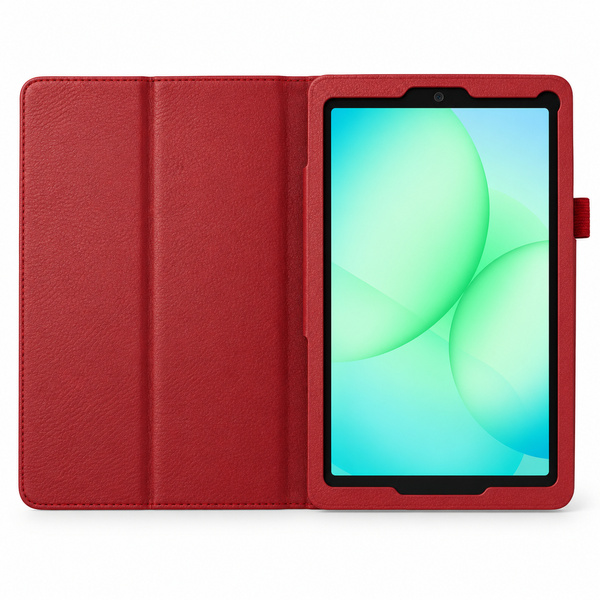 Etui Slim z klapką do Galaxy Tab A11 X135/ X133 A9 SM-X115/ X110 - czerwone