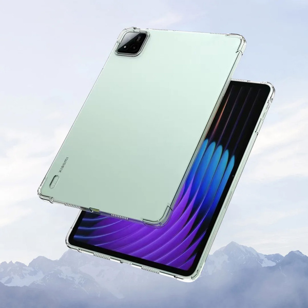Etui Silikonowe do Xiaomi Pad 7 / Pad 7 Pro 11.2 / Xiaomi Pad 7 Pro, przezroczyste - ochronne z podstawką