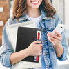 Etui skórzane z kieszeniami karty do Lenovo Tab M11 / M11 10.95, czarne - ochronne z podstawką