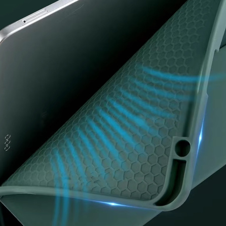 Etui Smart Pencil Apple iPad 10.9 10 GEN 2022 / iPad 11 A16 11GEN 2025 -D.Green