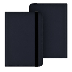 Etui Skórzane z uchwytem do Kindle 11 / 10 Paperwhite 1 / Kindle 2 / Kindle 3, granatowe - ochronne z podstawką
