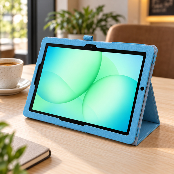 Etui do Galaxy Tab A11+ 2025 X236/X235/X230 A9+ SM-X216/X215/X210 Slim - niebieskie