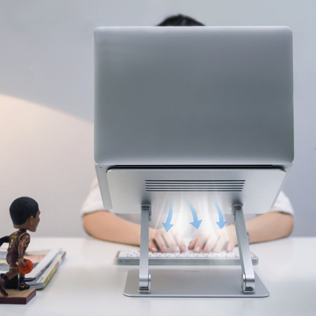 Podstawka Nillkin PRODESK Regulowana aluminiowa stojak srebrny pod laptopa