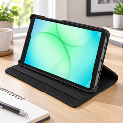 Etui obrotowe do Samsung Galaxy Tab A11 X135/ X133 A9 SM-X115/X110 - czarne
