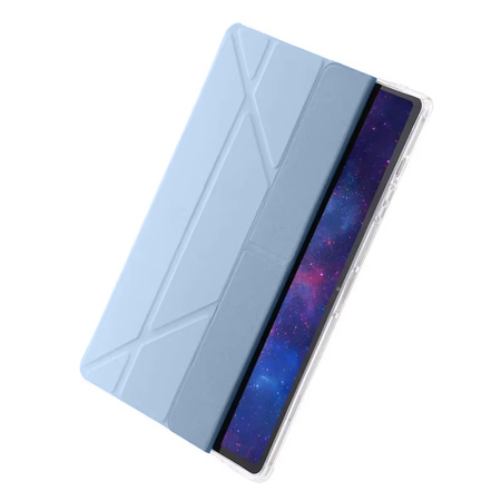 Etui Clear Trifold z podstawką do Samsung Galaxy Tab S6 Lite 2022/24 10.4", niebieskie