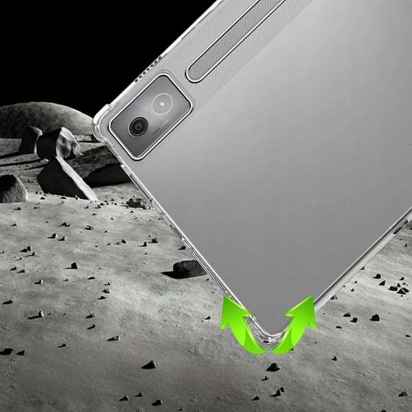 Etui Clear Tpu do Lenovo Idea Tab Pro / Pro MT 12.7 12 / Pro MT 2025, przezroczyste - ochronne z podstawką