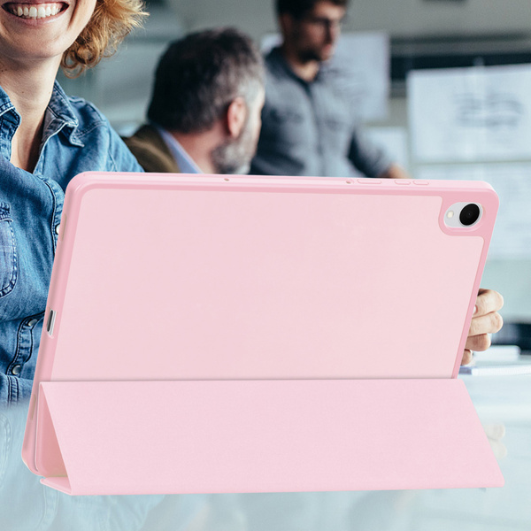 Etui Smart Pencil do Samsung Galaxy Tab S11 11 SM SMX736 z klapką, różowe - ochronne