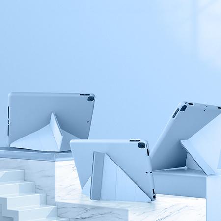 Etui pokrowiec Trifold do iPad Pro 11 Gen 5 M4 2024 A2836 A2837 3006, niebieskie