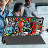 Etui Graficzne do Lenovo Idea Tab 11 z klapką - ochronne z podstawką