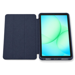 Etui Smart do Galaxy Tab A11 X135/X133 A9 SM-X115/SM-X110 z klapką - granatowe