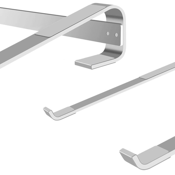 Uniwersalna podstawka pod laptopa 10-18 cali Aluminiowa uchwyt stojak S1, srebrny