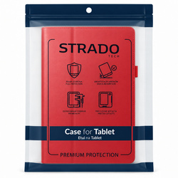 Etui do Galaxy Tab A11+ 2025 X236/X235/X230 A9+ SM-X216/X215/X210 Slim - czerwone