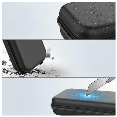 ZESTAW XXL 2x etui do Nintendo Switch 2 2025 szkło, 2x osłona, 4x nakładki, czarny