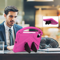 Etui FunColor do Xiaomi Pad 7 / Pad 7 Pro 11.2 pancerne / Xiaomi Pad 7 Pro, różowe - ochronne z podstawką
