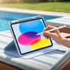 Etui Obrotowe Pencil do iPad 10.9 2022 Gen. 10 / 11 2025 A16 Gen. 11 Wake, niebieskie - ochronne z podstawką