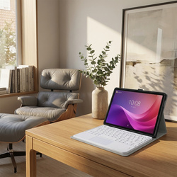 Etui z klawiaturą do Lenovo Tab M11 TB330FU pokrowiec ochronne szare