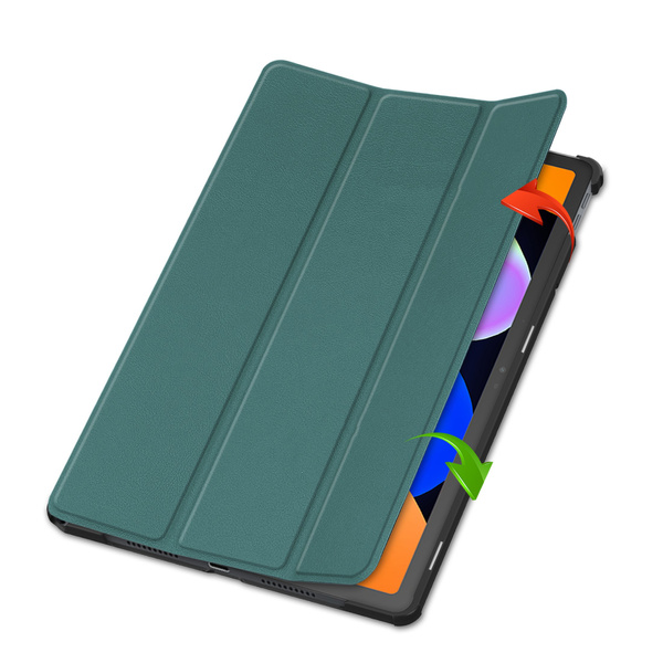Etui Smart do Lenovo Idea Tab 11 2025 z klapką, zielone - ochronne z podstawką