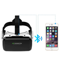 Okulary gogle VR 3D 360 Shinecon G04BS ze słuchawkami - do smartfona