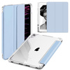 Etui Hard Crystal z uchwytem na rysik do Apple iPad 10.9 10 GEN 2022 / iPad 11 A16 11GEN 2025 - Blue