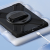 Etui Shockproof z uchwytem do Apple iPad 10.9 2022 / 11 A16 2025 / Apple iPad 10.9 / Apple iPad 11, czarne - ochronne